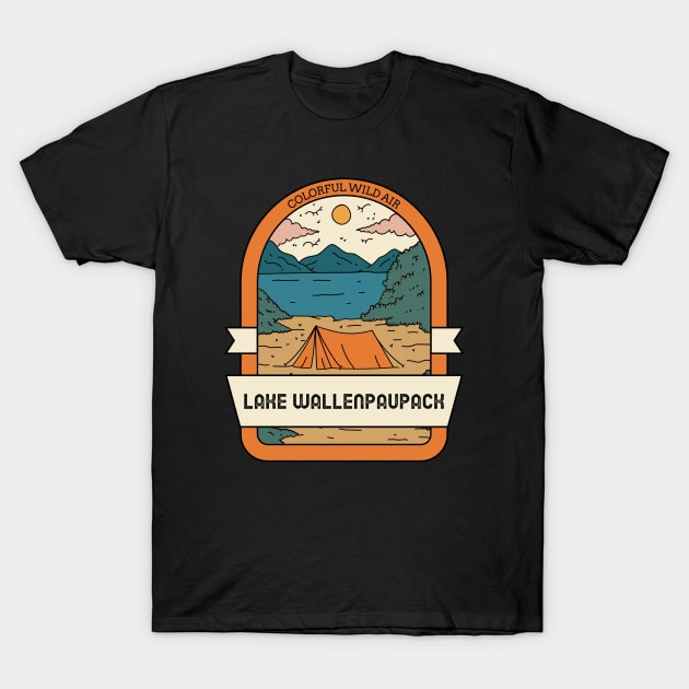 Lake Wallenpaupack Vintage Travel T-Shirt by victoria@teepublic.com